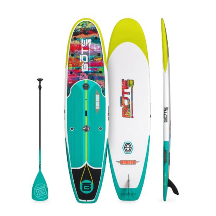 Bote Breeze Gatorshell Light 10'6" SUP Stand Up Paddleboard with Paddle - Image 8